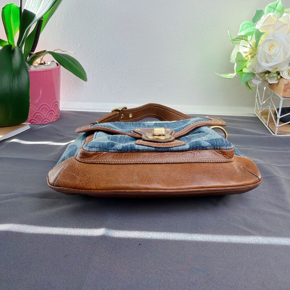 Coach Vintage Denim Legacy Slim Flap Shoulder Bag 10824 - Picture 4 of 8